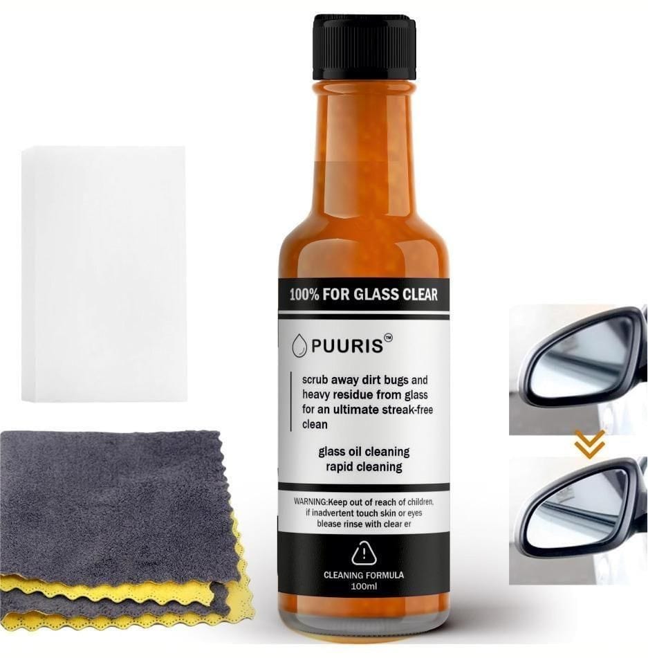 Glass Cleaning Agent Powerful Stain Remover (Pack of 2)